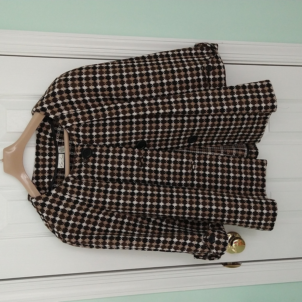 Kim Roger's Brown and Tan Jacket 1X
